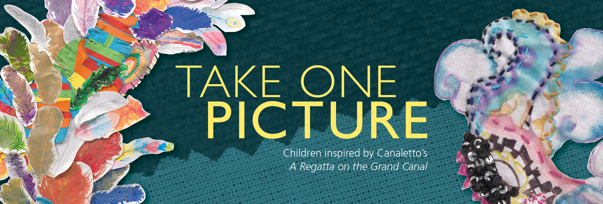 Take One Picture: Children inspired by Canaletto's A Regatta on the Grand Canal.