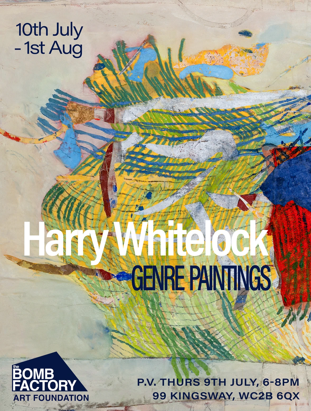 Harry Whitelock - Genre Paintings, 10th July - 1st August, P.V. Thurs 9th July, 6-8PM, 99 Kingsway, WC2B 6QX